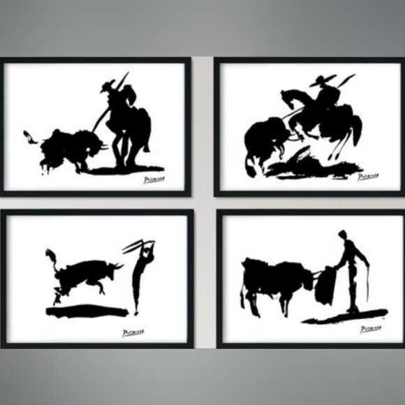 Vintage Mexican sterling silver Picasso bullfight storytelling bracelet EUC! - Picture 13 of 13